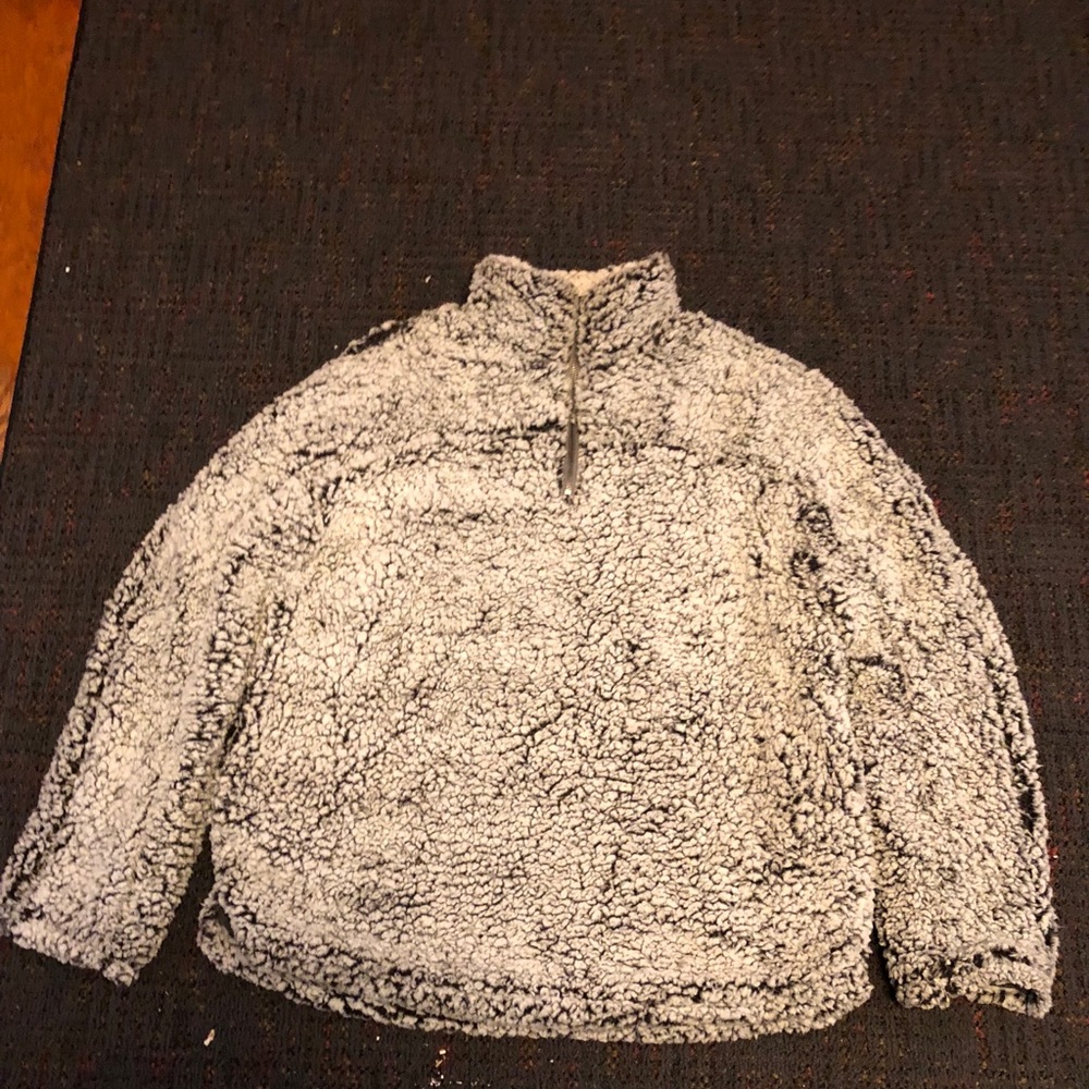 Thick half zip sweater